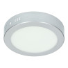 Plafón Led 12W redondo PLATA