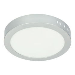 Plafonnier LED rond de 18W ARGENT