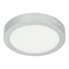 Lâmpada de teto LED 18W prata