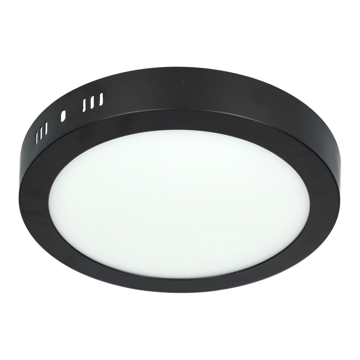 Plafón Led 18W redondo NEGRO