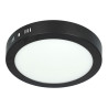 LED Ceiling Light - Round, 18W BLACK