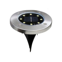 Sinal luminoso solar de LED terrestre com espigão