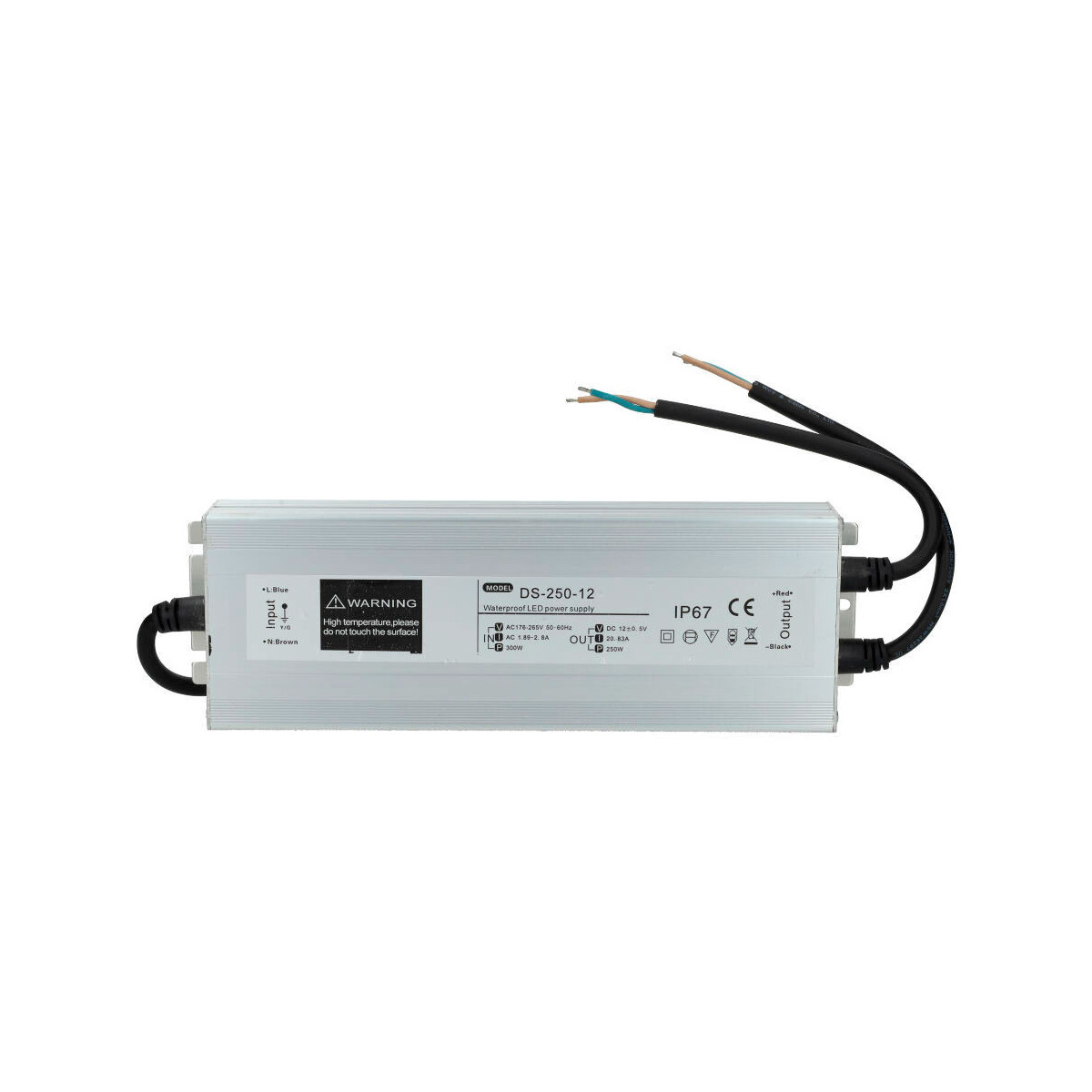 Transformateur 12V IP67 250W