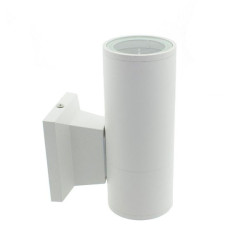 APLIQUE ALUMINIO 1XGU10 BLANCO IP54