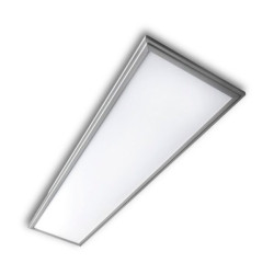 Panel Led 30 x 120 cm 40W marco plata