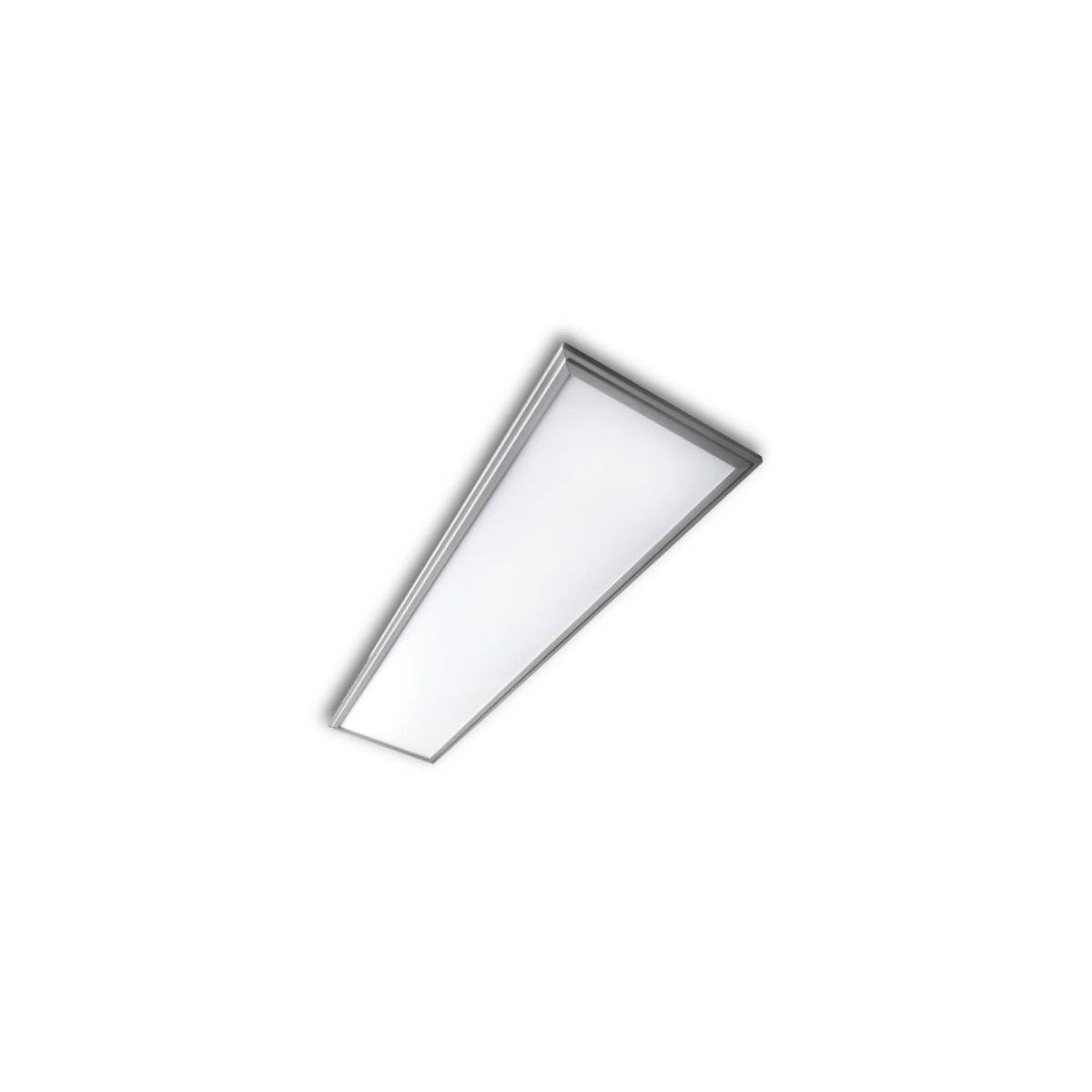 Panneau à leds 30 x 120 cm 40W cadre argent