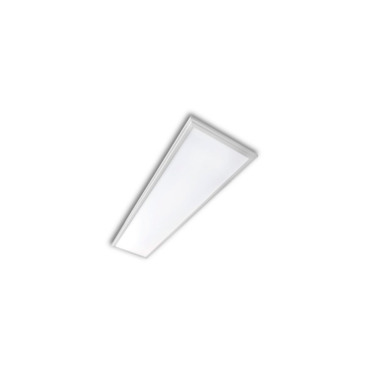 Panel Led 30 x 120 cm 40W marco blanco