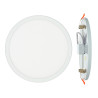 Downlight panneau - 15W, circulaire, coupe réglable