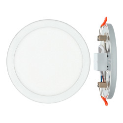 Downlight - Round 8W Panel. Adjustable