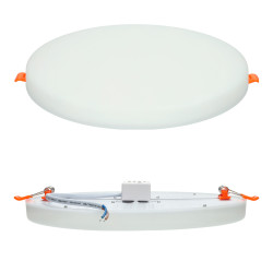 Downlight led 32W redondo sin borde corte ajustable