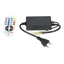 Controlador tira led 220v RGB mando a distancia