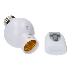 E27 plug, timer&dimmer with remote controller