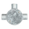 3-way metal conduit box