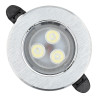 Downlight led 3W plata