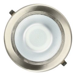 Proyector Led techo redondo plateado 30W