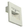 Baliza led sensor movimiento + crepuscular color blanco