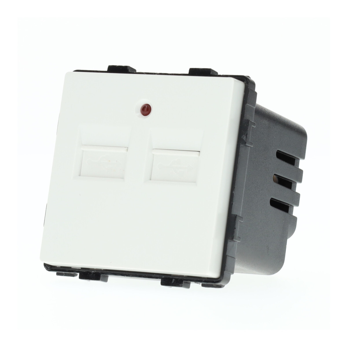 Base USB empotrable doble Serie PRO