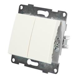 Interruptor doble 10A serie PC