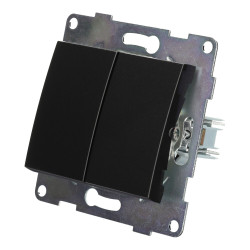 Interruptor doble conmutado 10A serie PC