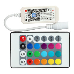 Controlador WIFI con mando tira led RGB 12/24V
