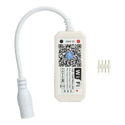 Controlador WIFI con mando tira led RGB 12/24V