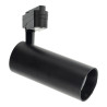 Foco LED preto ajustável 30W para rail