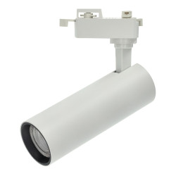 Foco LED branco ajustável 30W para rail especial para açougueiros