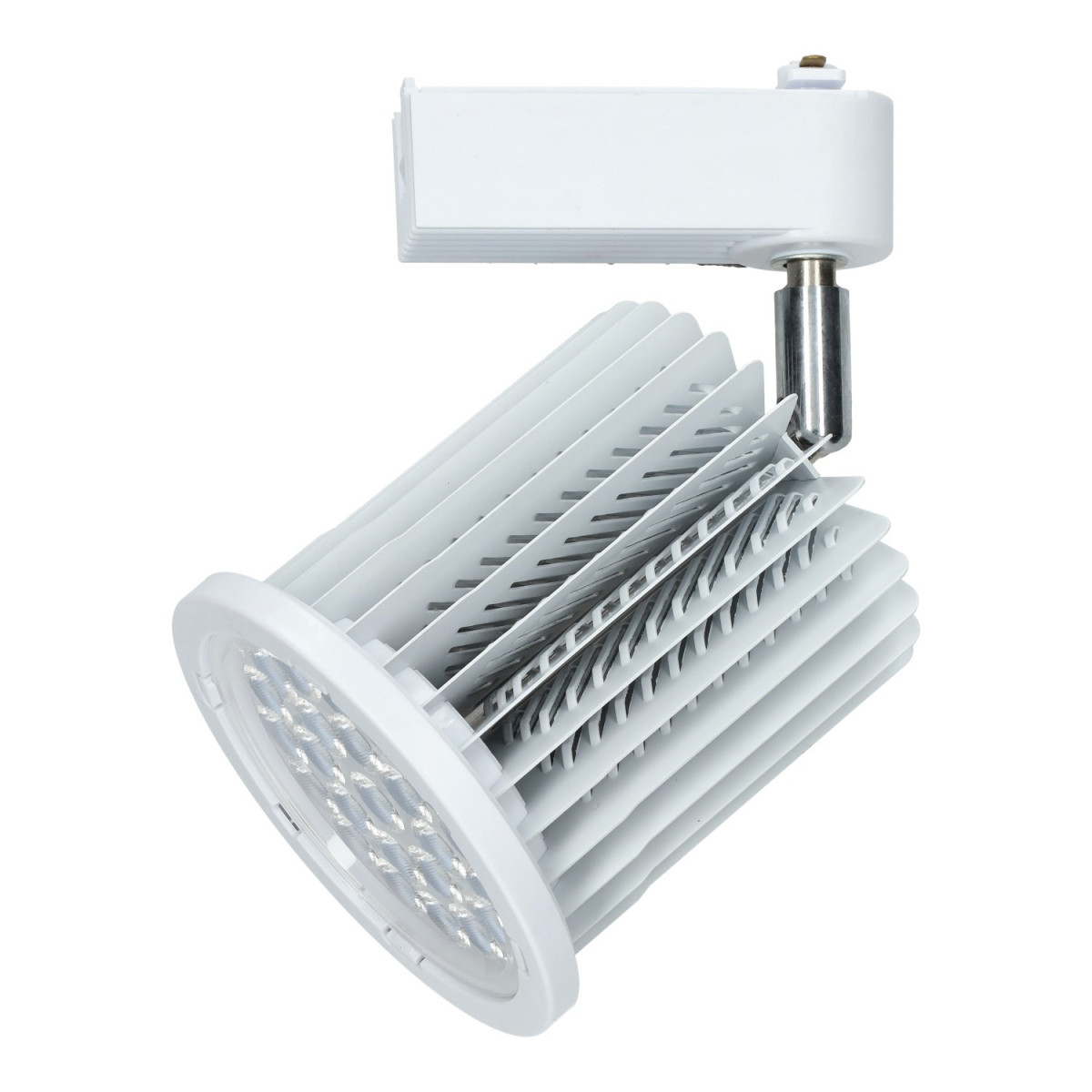 Foco carril blanco 24W orientable