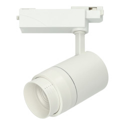 Foco carril led 30W blanco ángulo ajustable