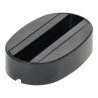 Base carril superficie pequeña color negro