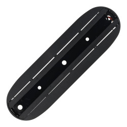 Base carril superficie grande color negro