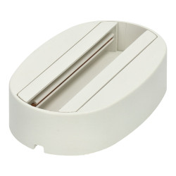 Base carril superficie pequeña color blanco