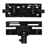 Adaptador carril monofásico color negro