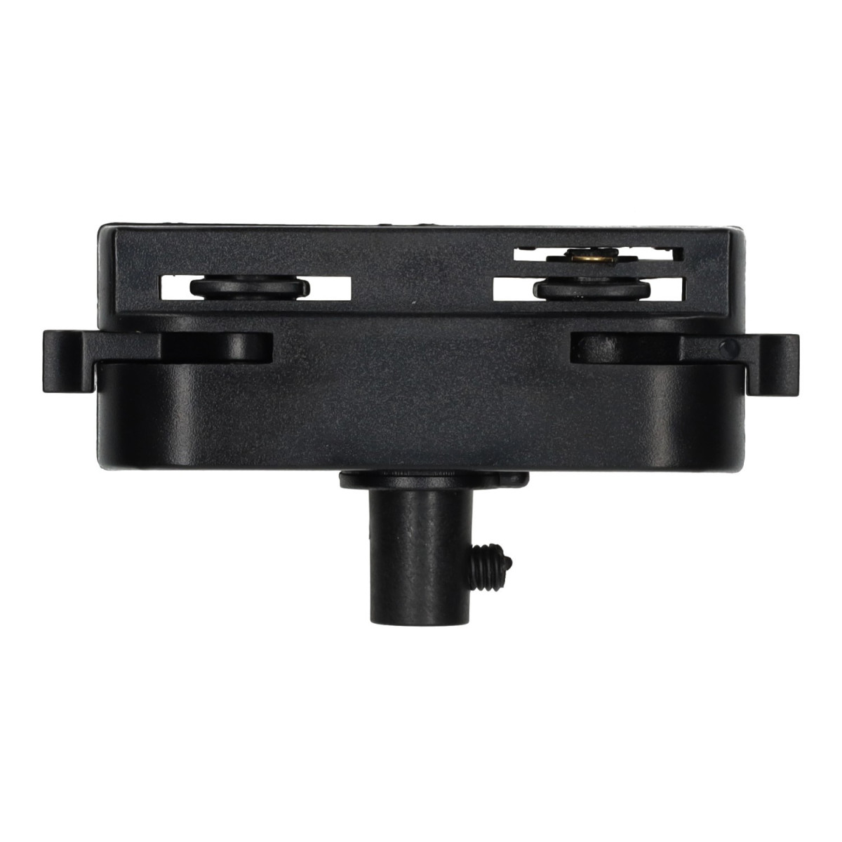 Adaptador carril monofásico color negro
