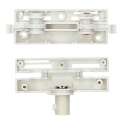 Adaptador de rail monofásico branco
