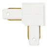 Connectable Rail Connector - Corner, White