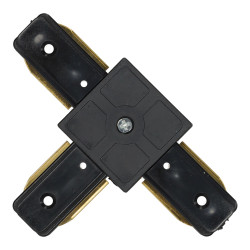 Connectable Rail Connector - "T", Black