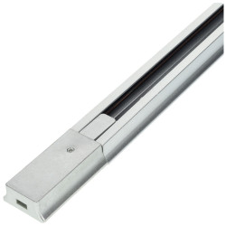 Carril focos led color plata 1 metro ensamblable