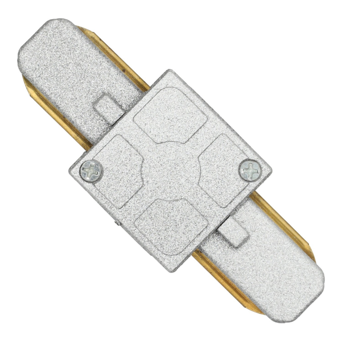 Connectable Rail Connector - Straight Line, Grey