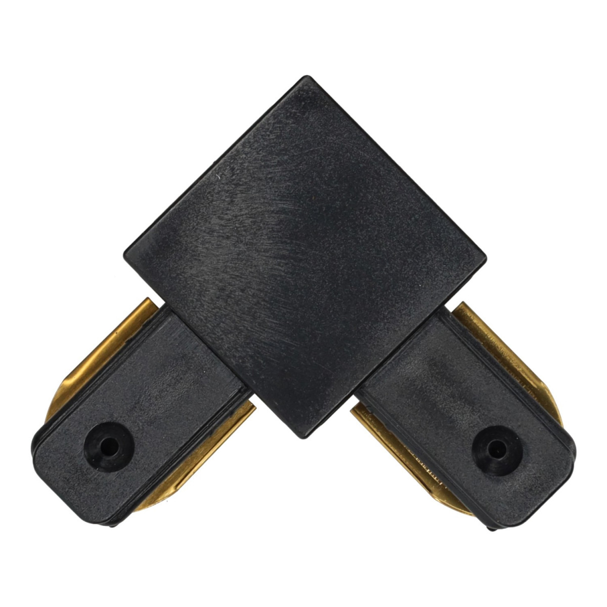 Connectable PVC Rail Connector black- Curve Line