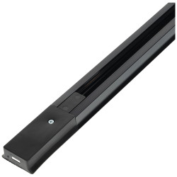 Carril focos led negro 2 metros ensamblable