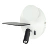 ALUMINIUM WALL LIGHT LED 3+5W USB