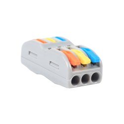 Connecteur rapide 3 entrées 3 sorties 0,2-4mm²