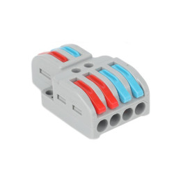 Conector rápido 2 entradas 4 saídas 0,08-4mm²