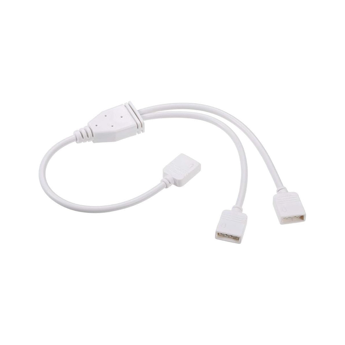 Cabo de ligação 1 entrada 2 saídas Fita LED RGB 12/24v