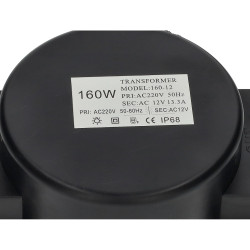 Transformateur IP67 160W AC/AC