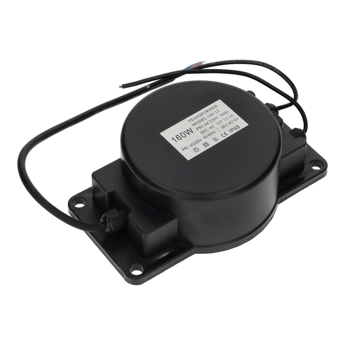 Transformador IP67 160W AC/AC