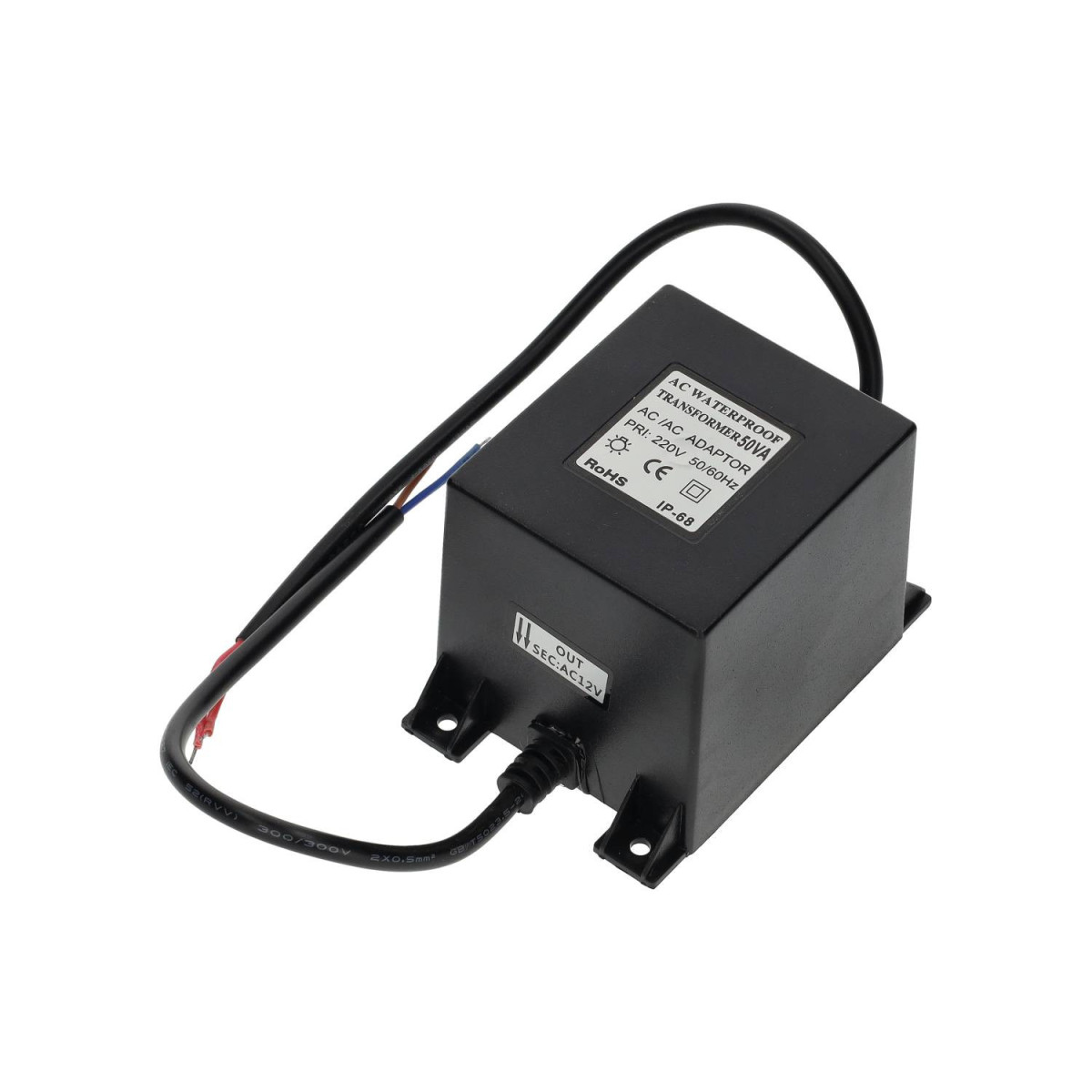 Transformateur IP67 45W AC/AC