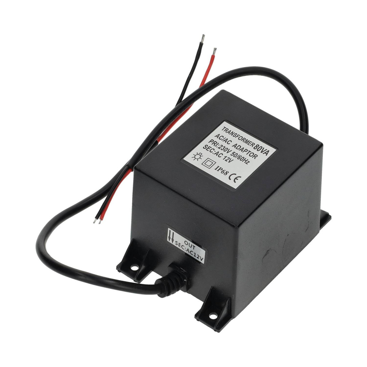Transformador IP67 80W AC