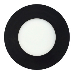 Panneau downlight 3W rond NOIR
